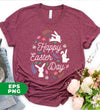 Happy Easter Day, Easter Egg, Cute Bunny, Cute Easter, Digital Files, Png Sublimation