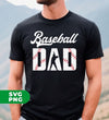 Baseball Dad, Baseball Lover, Father's Day Gift, Dad Love Baseball, Digital Files, Png Sublimation