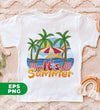 It's Summer, Love Summer, Beach Vibes, Summer Vibes, Digital Files, Png Sublimation