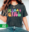 Mama's Girl, Groovy Mama, Mother's Day Gift, Mom Gift, Digital Files, Png Sublimation