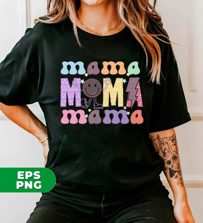 Mama Gift, Mother's Day Gift, Groovy Mama, Mom Gift, Digital Files, Png Sublimation