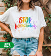 Love Homophobia, Be Kind, Love LGBT, Pride Month, Digital Files, Png Sublimation