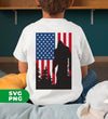 Big Foot American, Big Foot Silhouette, America Flag, Digital Files, Png Sublimation