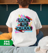 Neon Back To School, Love My School, Teacher Appreciation, Digital Files, Png Sublimation