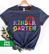 Kinder Crew, Kindergarten Dream Team, Best Kindergarten Teacher, Back To School, Digital Files, Png Sublimation