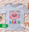 Kiss Your Brain, Gift For Teacher, Brain Teacher, Teacher Appreciation, SPED Teacher, Retro Teacher, Digital Files, Png Sublimation