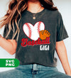 Love Baseball, Love Gigi, Best Baseball Gift For Gigi, Love Sport, Baseball Gigi, Digital Files, Png Sublimation