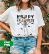 Happy Halloween, Funny Skeleton, Pumpkin Head, Black Bats, Digital Files, Png Sublimation