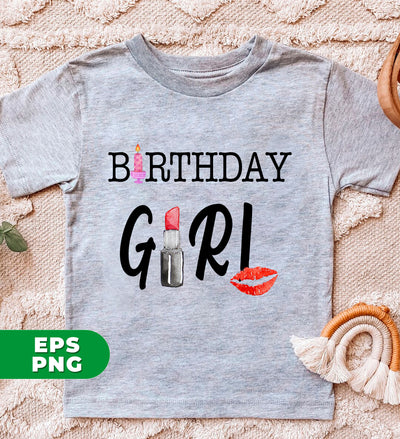 Birthday Girl, Love Birthday, Birthday Gift, Girly Gift, Gift For Her, Gift For Birthday, Digital Files, Png Sublimation