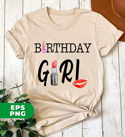 Birthday Girl, Love Birthday, Birthday Gift, Girly Gift, Gift For Her, Gift For Birthday, Digital Files, Png Sublimation