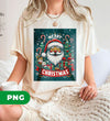 Merry Christmas, Xmas Poster, Santa Face, Xmas Gift, Xmas Tree, Digital Files, Png Sublimation