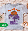 Horror Pumpkin, Don't Sleeping, Horror Night, Happy Halloween, Digital Files, Png Sublimation