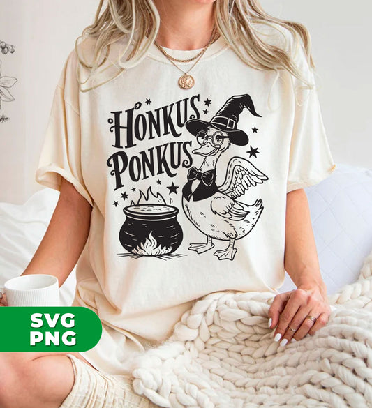 Honkus Ponkus, Hocus Pocus, Happy Halloween, Goose Halloween, Digital Files, Png Sublimation