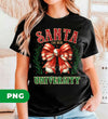 Santa University, Est 1836, Christmas Bow, Merry Christmas, Digital Files, Png Sublimation