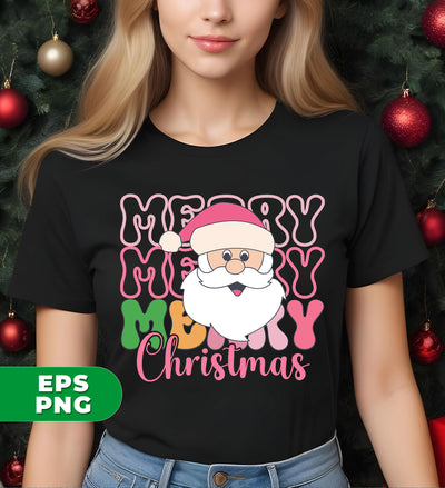 Merry Christmas, Santa Head, Funny Santa, Funny Xmas, Digital Files, Png Sublimation