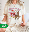 Sleigh All Day, Santa Sleigh, Funny Santa, Funny Reindeer, Digital Files, Png Sublimation