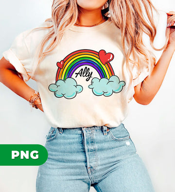 Lgbt Gift, Rainbow Lgbt, Ally Pride, Lgbt Pride, Ally Gift, Digital Files, Png Sublimation