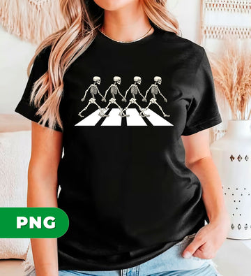 Skeleton Squad, Skeleton Walking, Happy Halloween, Digital Files, Png Sublimation