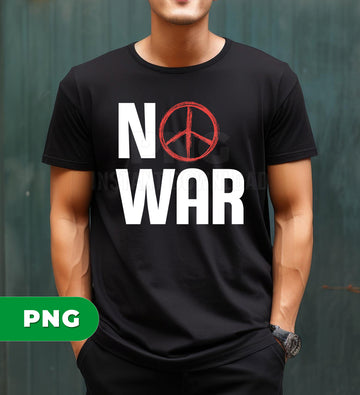 No War Peace Symbol PNG, Anti War Protest Design, Peace Activist Graphic