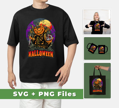 Halloween Holiday, Pumpkin Halloween, Horror Halloween, Svg Files, Png Sublimation