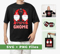 This festive Papa Gnome digital graphic set includes an Svg and Png file perfect for creating a customized decoration or gift. Enjoy this Christmas with a unique representation of the traditional 