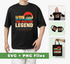 Be a legend with this funny Dad, The Man, The Myth, The Reraltor Legend graphic. Featuring a retro real estate design available as both SVG files and PNG sublimation files, this design adds a unique statement to your wardrobe.