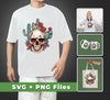 This Skull On Desert, Cactus Forest, Cowboy Howdy Svg Files and Png Sublimation pack is perfect for any unique design project. With its Svg Files and Png Sublimation formats, all you need for a successful design is included. Make your project stand out and get the professional quality you need.