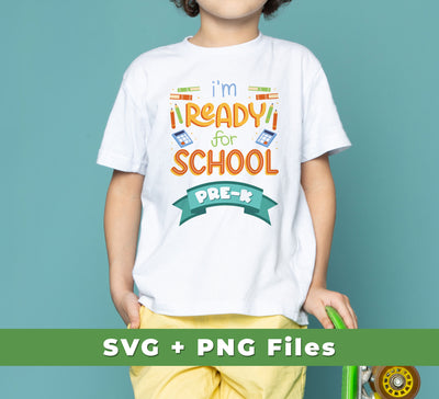 This back-to-school bundle contains a full collection of high-quality digital files for Pre-K, school, books, SVG and PNG sublimation. It's an all-in-one kit for crafting projects, decorations and other creative endeavors. Get ready to help your little one get ready for school with this comprehensive digital bundle!