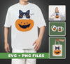 Unleash your creativity with this innovative collection of Cat In Pumpkin SVG/PNG files. Featuring Cute Meow, Funny Cat and Halloween Pumpkin designs, it's the perfect tool for crafting unique gifts, apparel and decor for all occasions. Download today and start making something special!