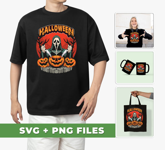 Just in time for Halloween, get these Halloween Night, Horror Halloween, Horror Ghost, Svg Files and Png Sublimation to customize your decorations and apparel. Perfect for your fright night festivities, these high quality images are a great choice for all your project needs.