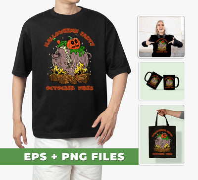 Bring some October Vibes to your Halloween party with this Horror Pumpkin Svg Files and Png Sublimation. Perfect for creating decorations or t-shirts for horror themed parties!