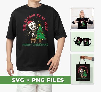 This The Season To Be Jolly, Horror Christmas Svg and Png files are the perfect way to celebrate the holidays. Download and use these high-quality, vector-based files for all of your sublimation and printing projects. The files are easy to resize and edit to suit your exact needs.