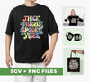 Thick Thighs Spooky Vibes, Spooky Boo, Groovy Boo, Svg Files, and Png Sublimation are the perfect bundle of svg and png sublimation files for design projects of all kinds. These spooky- and groovy-themed files are compatible with a variety of applications and have a high resolution of up to 300 dpi.