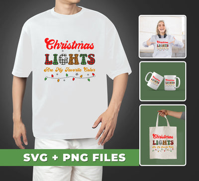 Make your Christmas decorations stand out with the Christmas Lights Are My Favorite Color, Caro Xmas, Trendy Xmas, Svg Files, and Png Sublimation set. With these five files, you'll have everything you need for a creative and trendy Christmas look that will have your guests impressed!