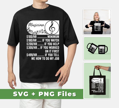 Get access to the best of Musician Hourly Rate, Funny Musician, Best Of Musician with our Png Sublimation and Svg Files. Get the files and optimize your creative projects today.