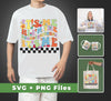 Make back to school fun with this It's Me, Hi I Am The Kindergartener, It's Me, Back To School, Svg Files, Png Sublimation design. Featuring bright coloring and fun characters, this fun collection includes SVG files and PNG sublimation for easy customization. Enjoy creating the perfect back to school look today!