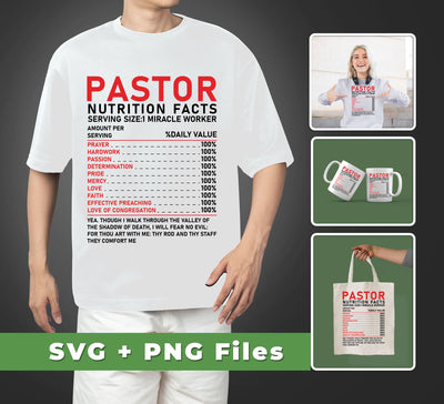 Discover what is pastor with Pastor Nutrition Facts! Know its meaning, the nutrition facts, and receive Svg Files and Png Sublimation. Get all the information you need to make a knowledgeable decision.