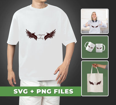 Wingspan Matters, Horror Wings, Eagle Wings, Digital Files, Png Sublimation