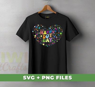 Happy Dot Day, Love Dot Day, Dot Day, Love Dots, Digital Files, Png Sublimation