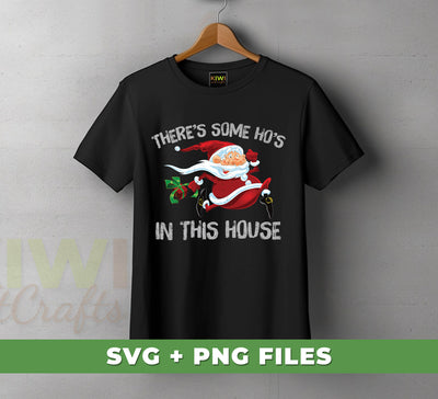 Horror Santa, There's Some Ho's In This House, Trendy Xmas, Digital Files, Png Sublimation