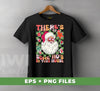 There's Some Ho's In This House, Cute Santa, Groovy Christmas, Digital Files, Png Sublimation