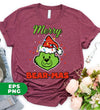 Merry Bear-mas, Grinch Bear, Bear Mixed Grinch, Trendy Christmas, Digital Files, Png Sublimation