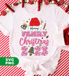 Family Christmas 2023, Love My Family, Pinky Xmas, Digital Files, Png Sublimation