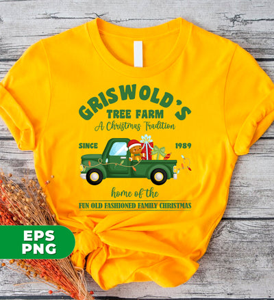 Griswold's Tree Farm, Christmas Car, Home Of The Fun Old Fashioned Family Christmas, Digital Files, Png Sublimation