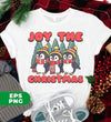 Joy The Christmas, Cute Penguin, Penguin Christmas, Digital Files, Png Sublimation