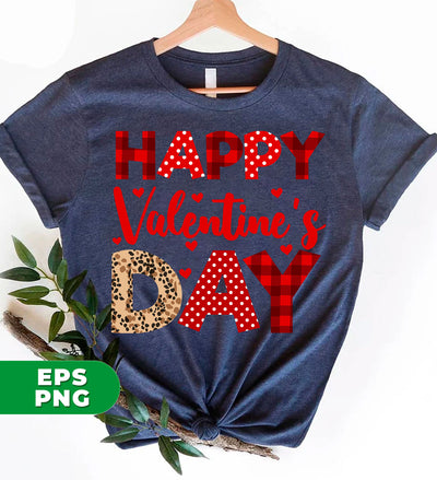 Happy Valentine's Day, Cute Valentine, Leopard Pattern, Digital Files, Png Sublimation