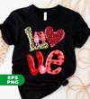 Love Gnome, My Love, Valentine Pattern, Leopard Love, Digital Files, Png Sublimation