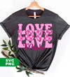 Love More, Groovy Valentine, Groovy Love, My Best Love, Digital Files, Png Sublimation