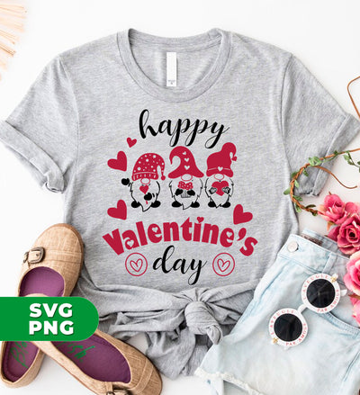 Happy Valentine's Day, Valentine Gnome, Cute Gnome, Digital Files, Png Sublimation