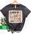 Love Design, Love Text, Valentine Design, Best Valentine Gift, Digital Files, Png Sublimation